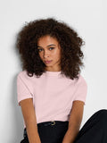 Myessential Ss O-Neck T-shirt - Cradle Pink