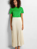 Tina Hw Ankle Plisse Skirt - Birch