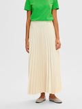 Tina Hw Ankle Plisse Skirt - Birch