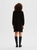 Tatiana Ls Short Embr Dress - Black
