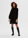 Tatiana Ls Short Embr Dress - Black