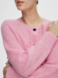 Lulu Ls Knit Short Kofta - Moonlight Mauve Melange