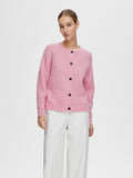Lulu Ls Knit Short Kofta - Moonlight Mauve Melange
