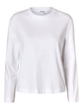 Essential Ls Boxy Tee - Vit