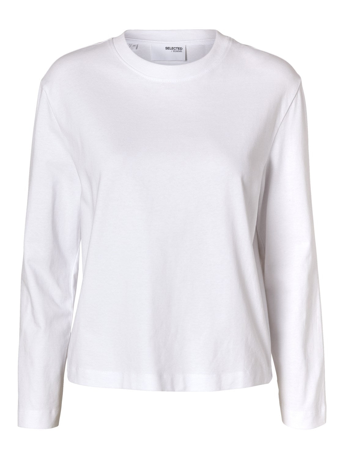 Essential Ls Boxy Tee - Vit
