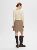 Anna LS Crew Neck Tee - Oatmeal W Snow White Stripes