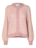 Mejse Ls Knit Cardigan - Pink Nectar Birch