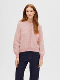 Mejse Ls Knit Cardigan - Pink Nectar Birch