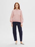 Mejse Ls Knit O-Neck - Pink Nectar Birch