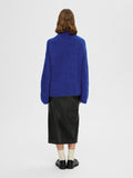 Gabella LS Knit High-Neck W - Surf The Web Melange