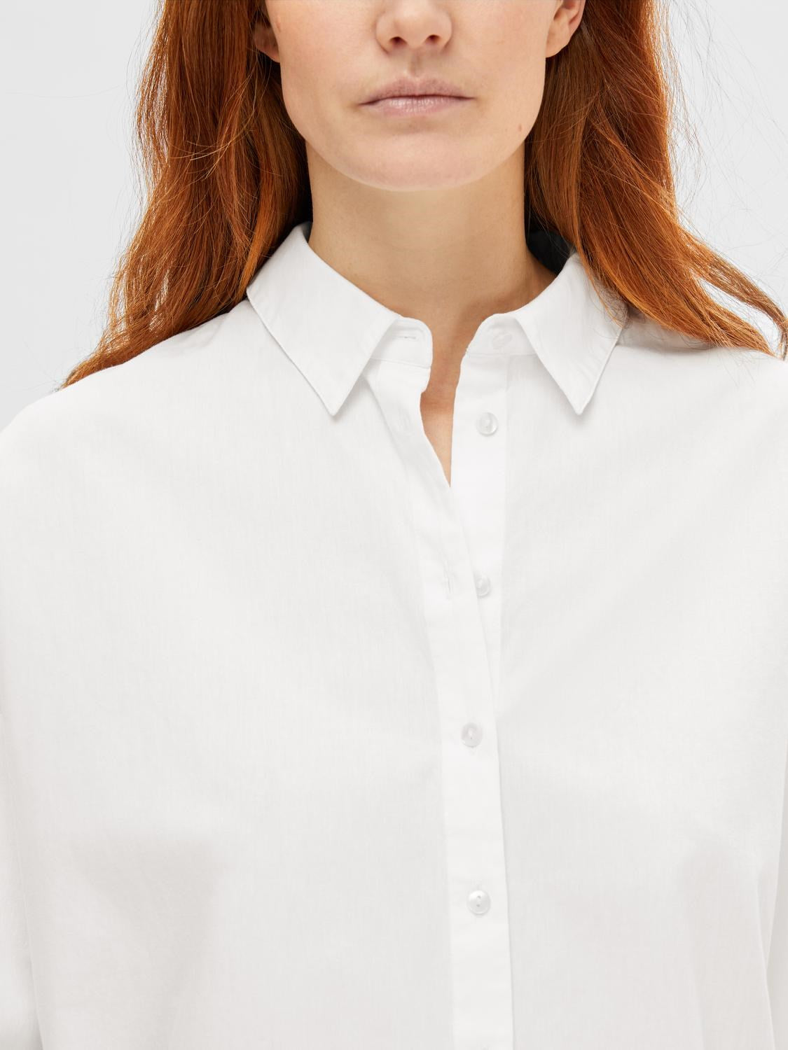 Dina-Sanni Ls Skjorta - Bright White