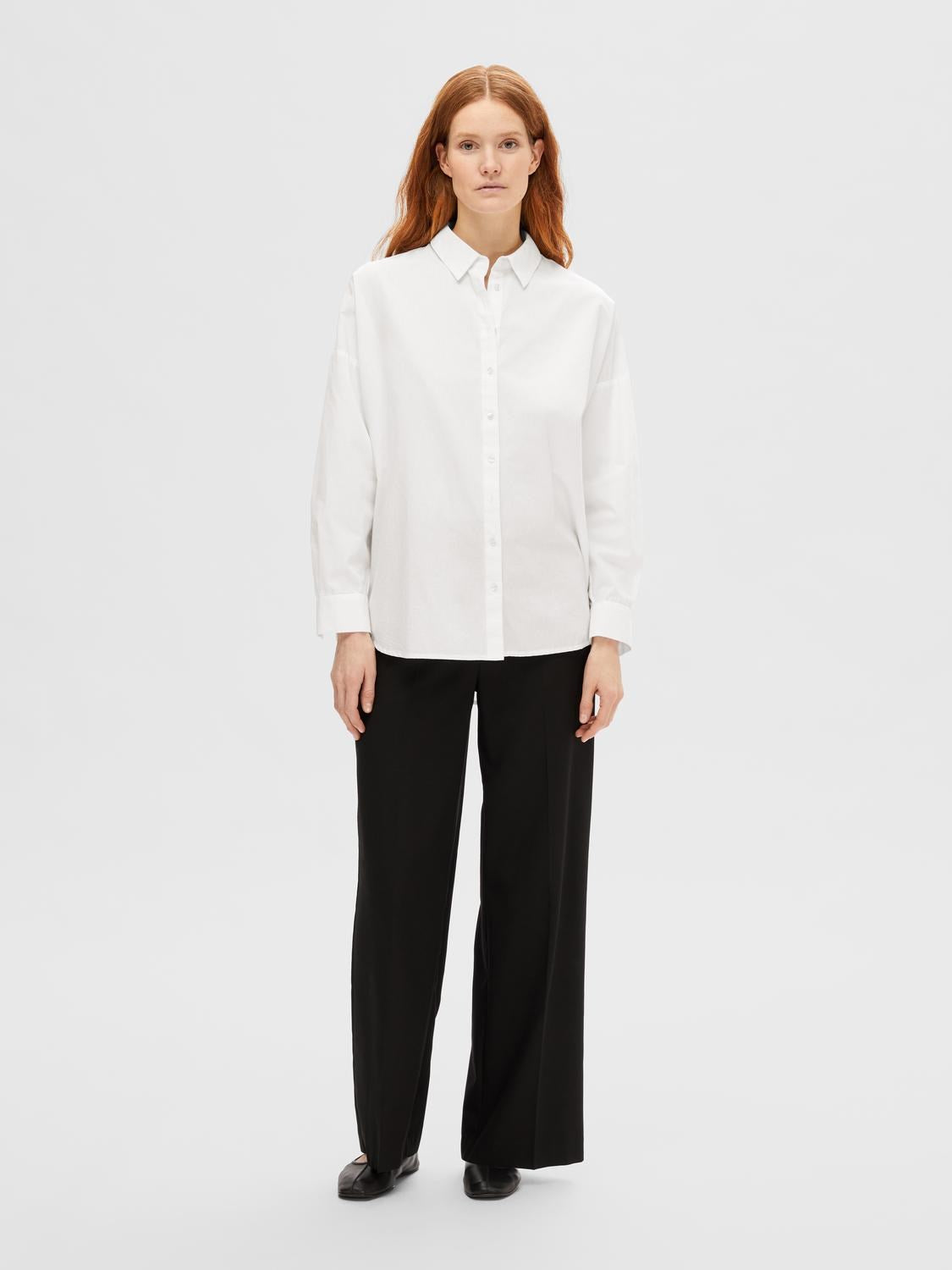 Dina-Sanni Ls Skjorta - Bright White