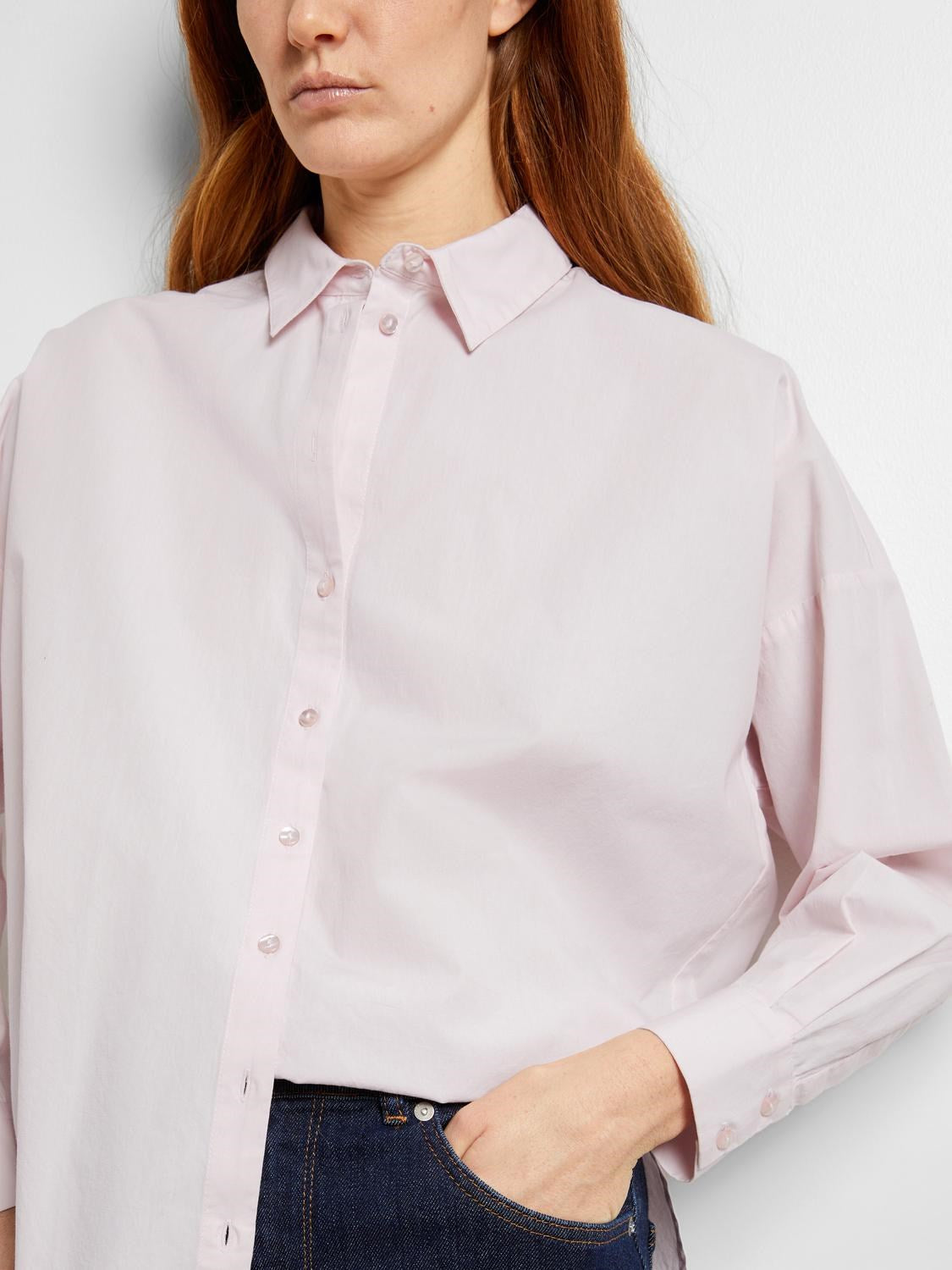 Dina-Sanni Ls Shirt - Cradle Pink