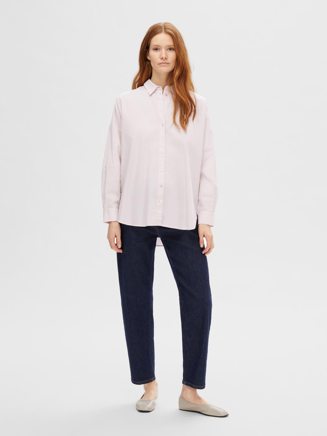 Dina-Sanni Ls Shirt - Cradle Pink