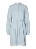 Tatiana Ls Short Embr Dress - Cashmere Blue