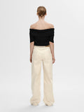 Caro Off Shoulder Knit - Svart