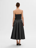 Aresia Hw Ankle Volume Skirt B - Black