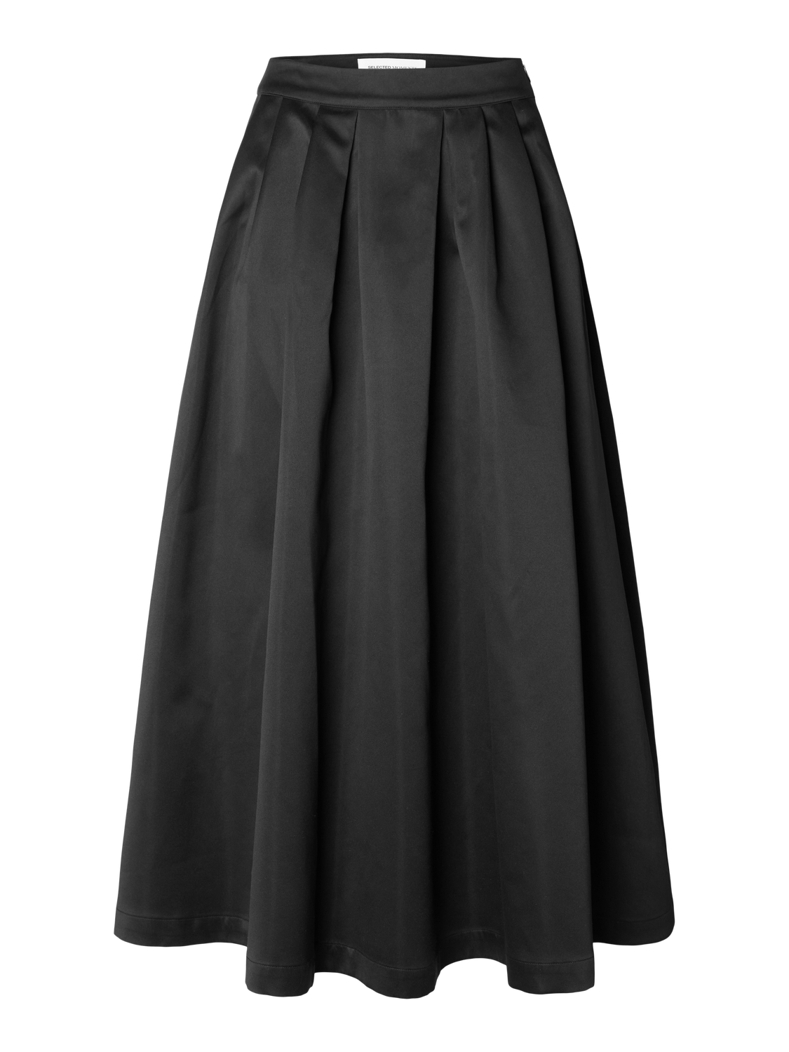 Aresia Hw Ankle Volume Skirt B - Black