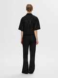 Karola Hw Flared Lace Pant B - Black