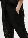 Karola Hw Flared Lace Pant B - Black