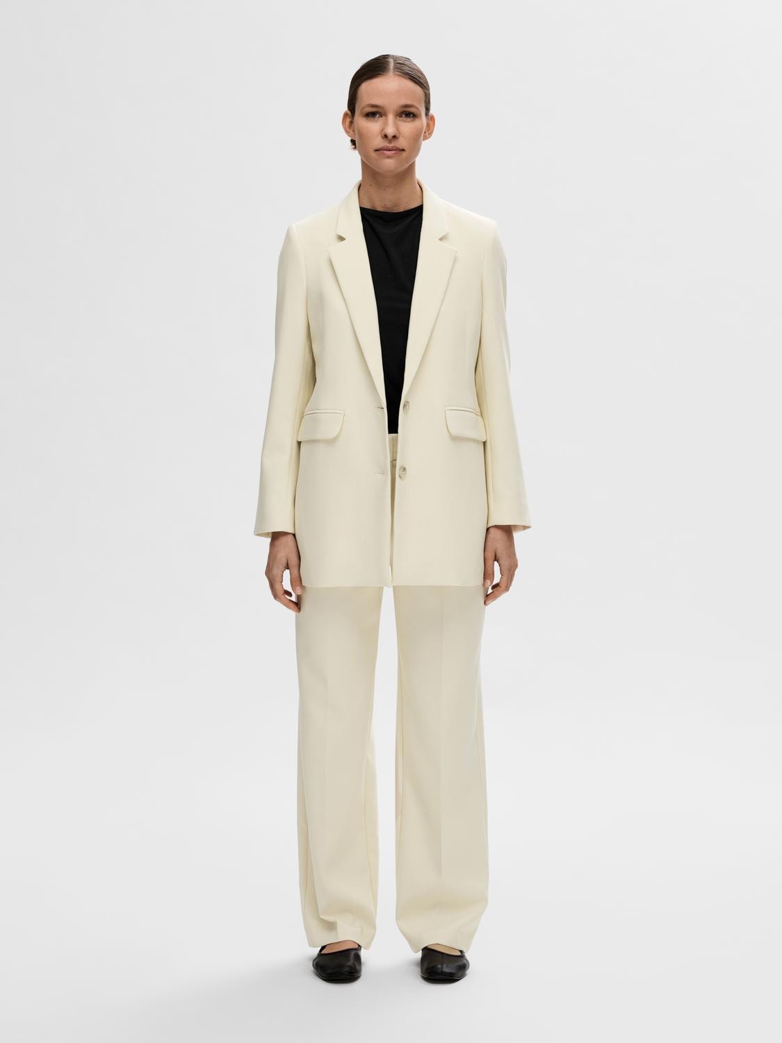 Rita Ls Relaxed Blazer - Birch