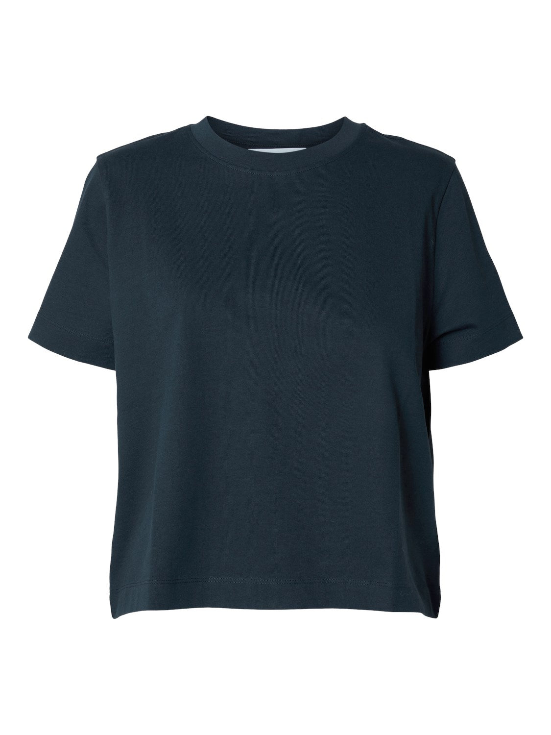 Essential SS Boxy Tee - Dark Sapphire
