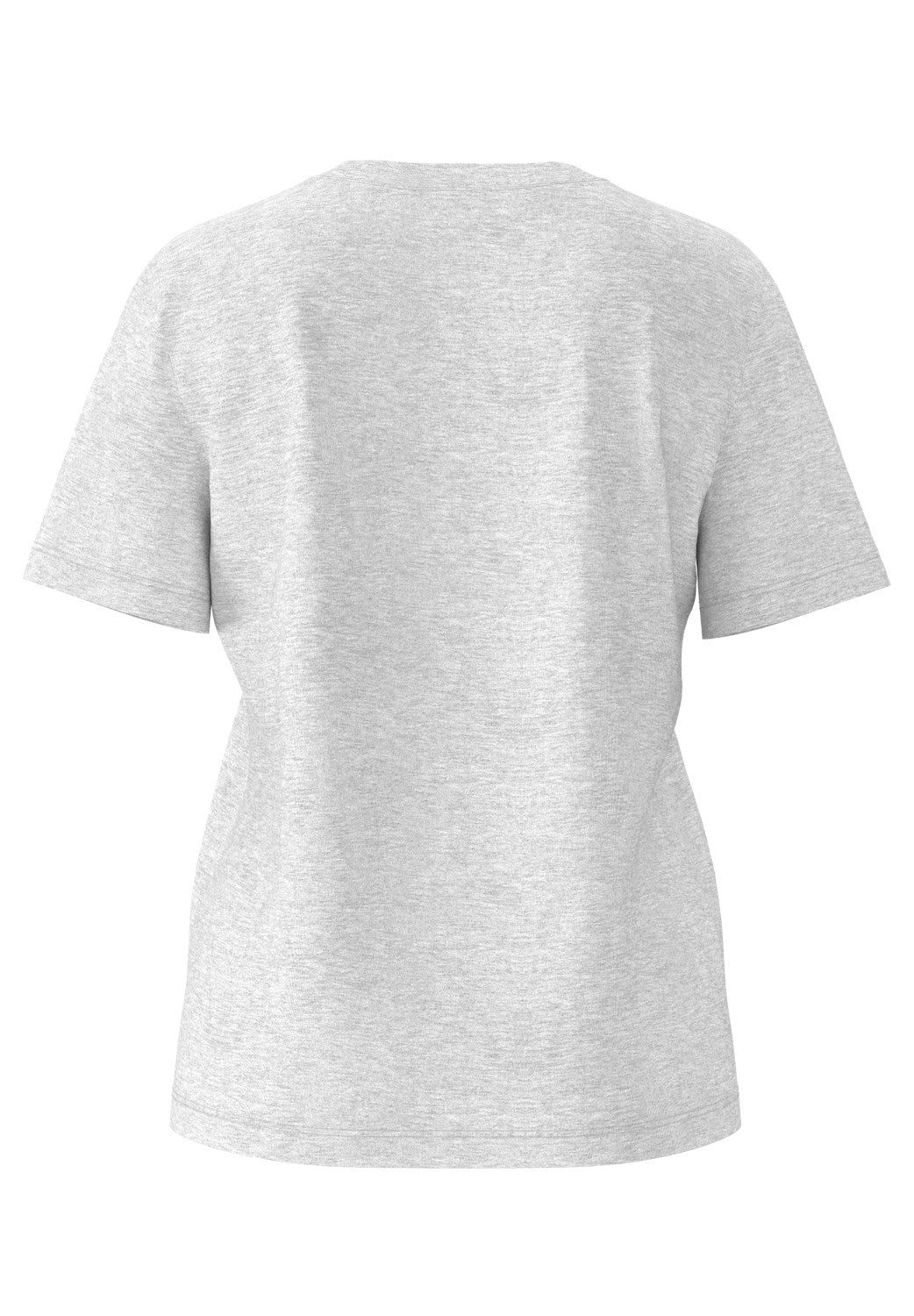 Essential V-Neck T-shirt - Light Grey Melange