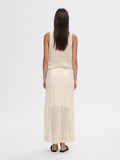 Agny Hw Long Knit Skirt - Birch