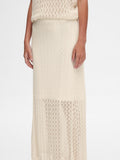 Agny Hw Long Knit Skirt - Birch