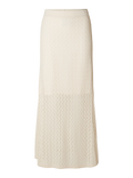 Agny Hw Long Knit Skirt - Birch
