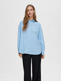 Dina-Sanni LS Skjorta - Cashmere Blue