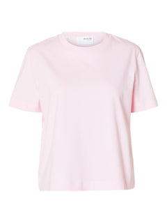 Essential Ss Boxy Tee - Cradle Pink