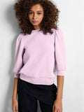 Tenny 3/4 Sweat Top - Cradle Pink