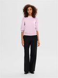 Tenny 3/4 Sweat Top - Cradle Pink