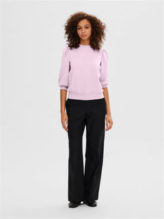 Tenny 3/4 Sweat Top - Cradle Pink