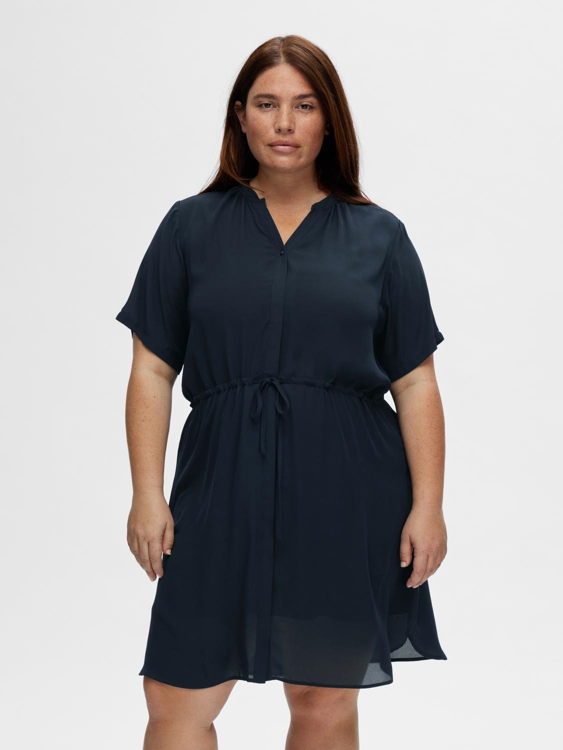Damina SS Dress - Dark Sapphire