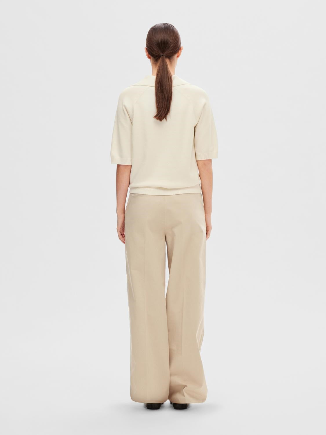 Helena 2/4 Collar Knit - Birch