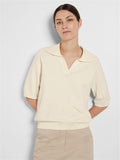 Helena 2/4 Collar Knit - Birch