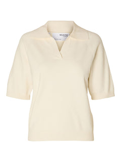 Helena 2/4 Collar Knit - Birch