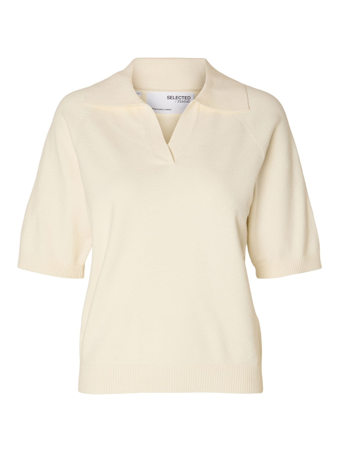 Helena 2/4 Collar Knit - Birch