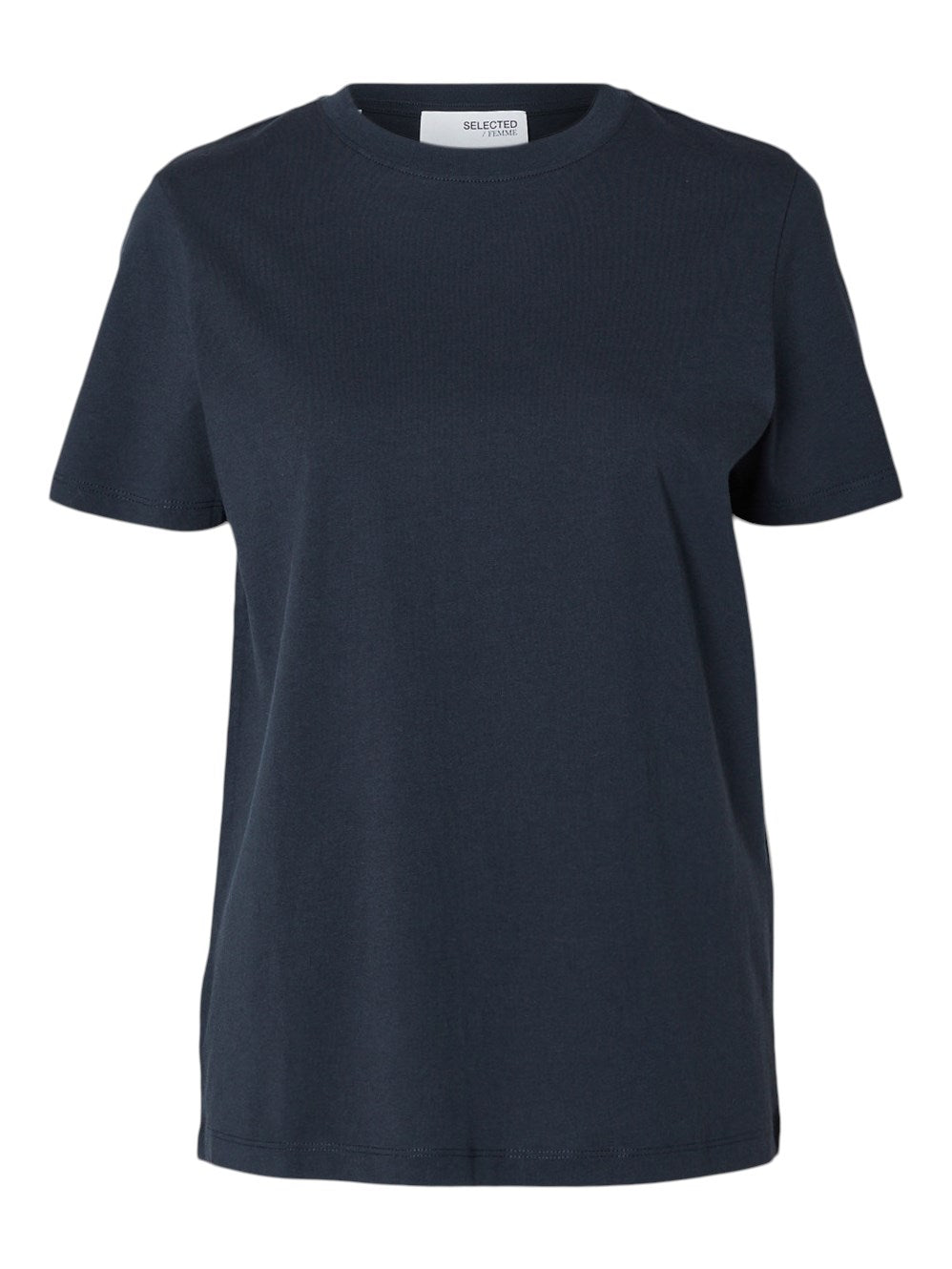Myessential Ss O-Neck Tee - Dark Sapphire