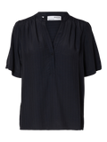 Susie-Mivia SS Top - Dark Sapphire