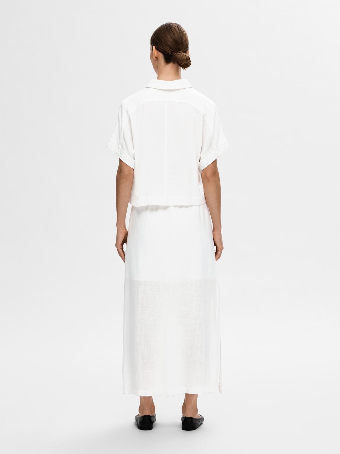 Viva Hw Ankle Skirt - Snow White