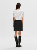 Viva Hw Short Skirt - Svart