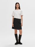 Viva Hw Short Skirt - Svart