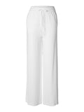 Viva-Gulia Hw Long Linen Pant - Snow White