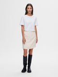 Viva Hw Short Skirt - Sandshell