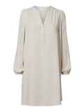 Viva Ls Short V-Neck Dress - Sandshell