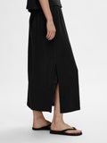 Viva Hw Ankle Skirt - Svart