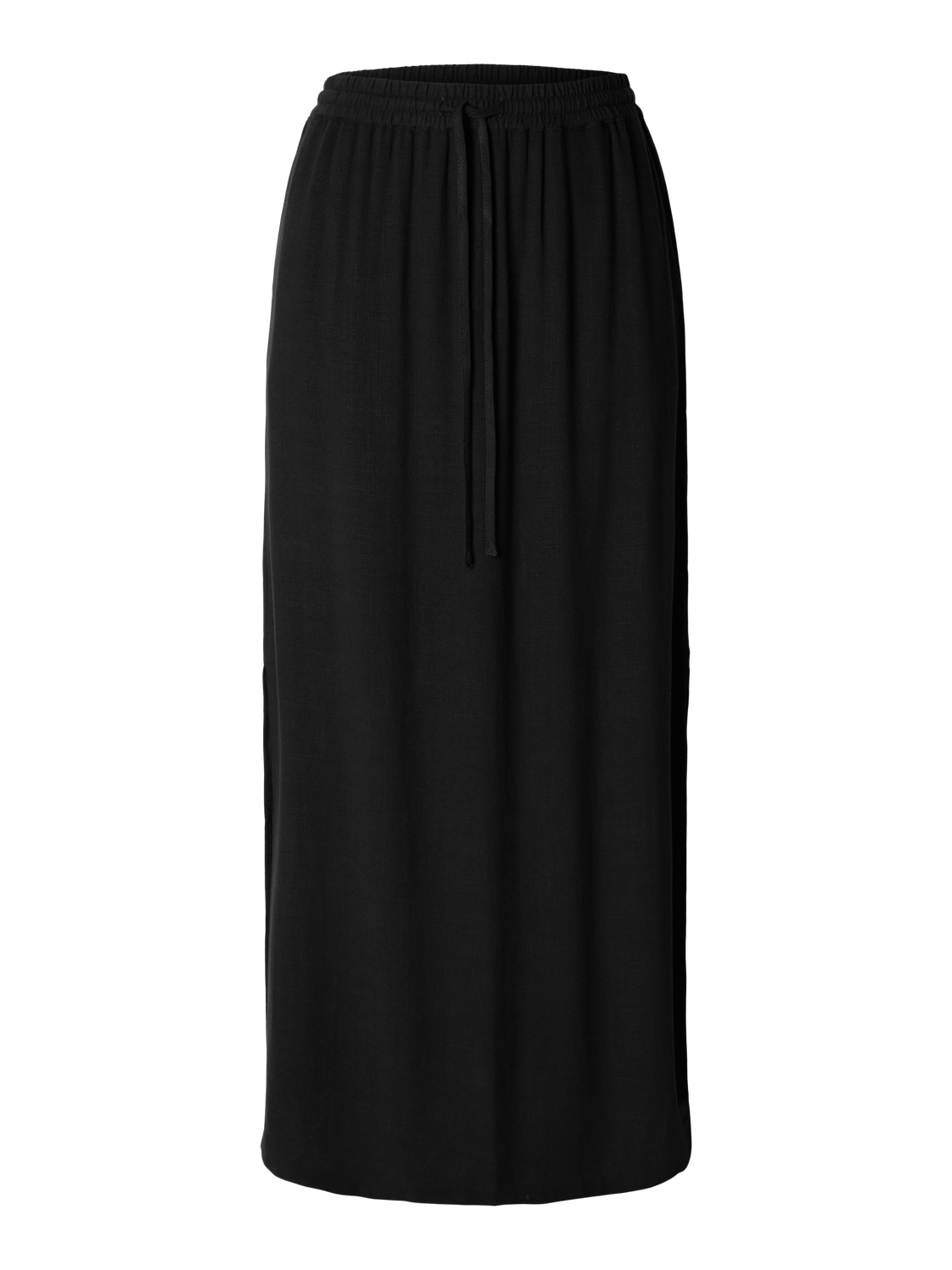 Viva Hw Ankle Skirt - Svart